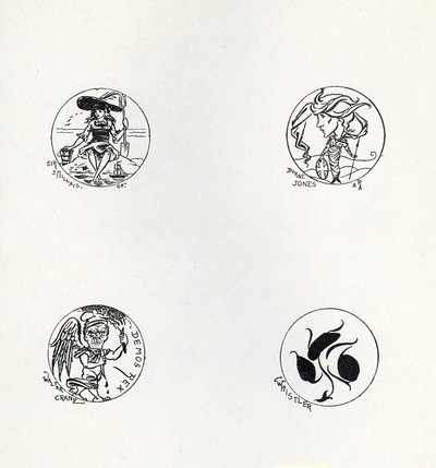 Quatre dessins pour une nouvelle monnaie, 1893 - Aubrey Beardsley